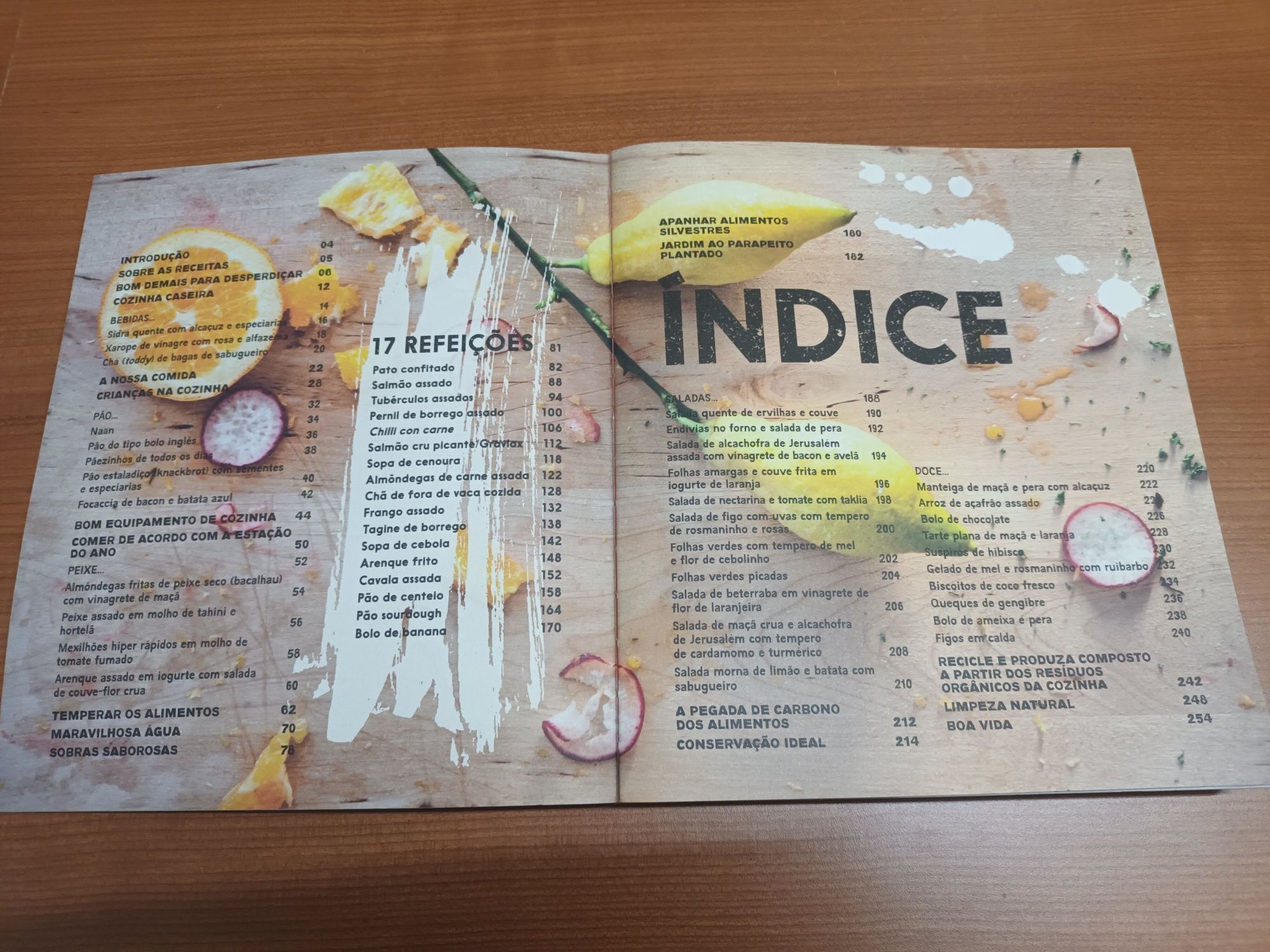 Livro de dicas e receitas culinárias