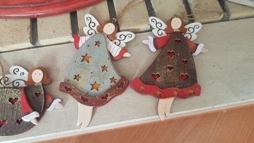 Conjunto de bonecos decorativos para Natal