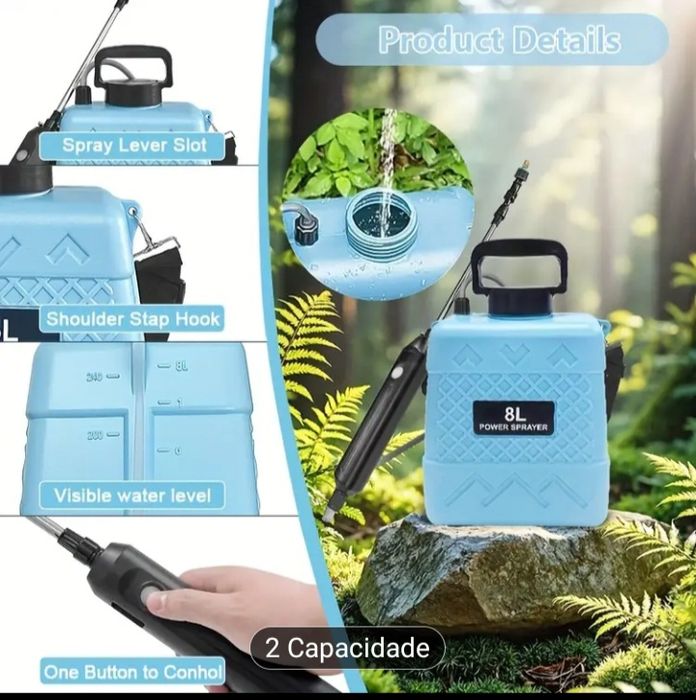 Aspersor Elétrico 8L novo
