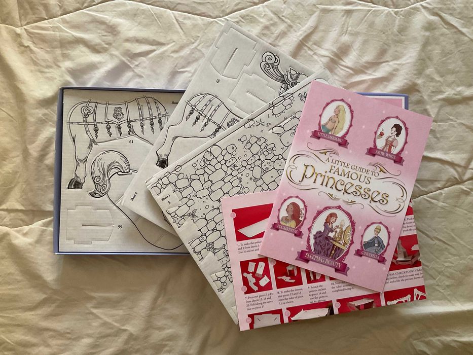 Carruagem de Princesa para Montar - Várias Peças - Linda e Original!