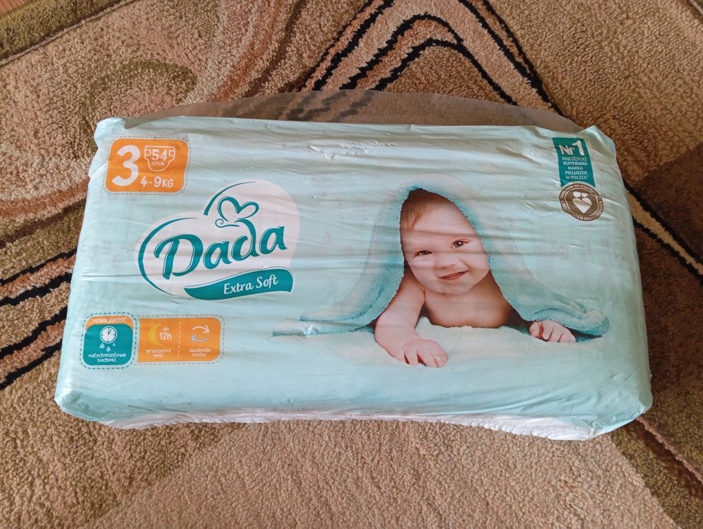 Pampersy 3 Dada 4-9 kg dla dzieci