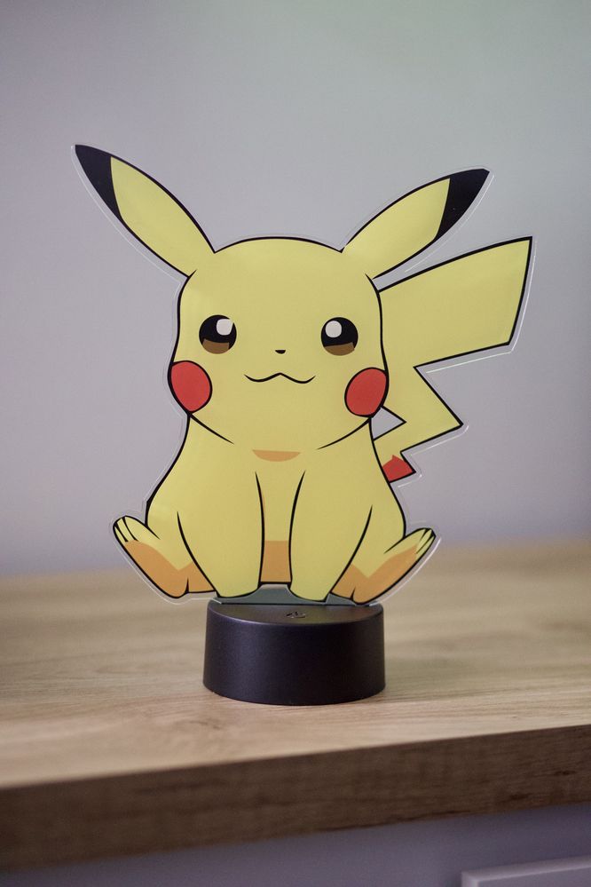 Lampka nocna Led 3d pokemon pikachu