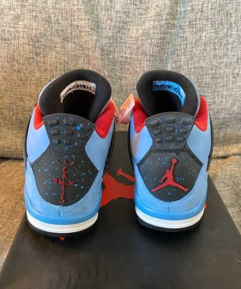 nowy Jordan 4 Retro Travis Scott Cactus Jack Moda rozmiar.42.5