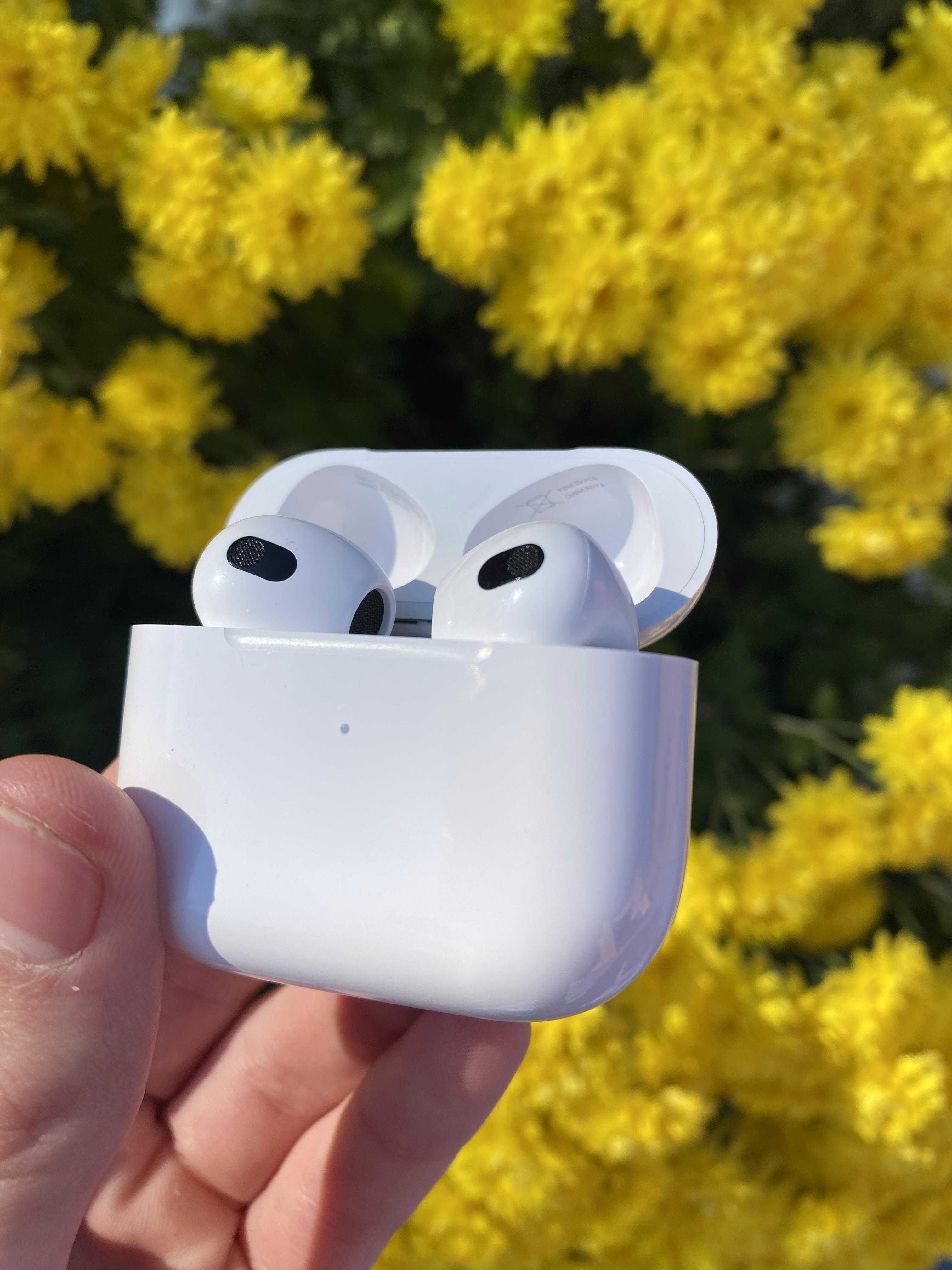 Бездротові навушники AirPods 3 FULL 2023г iOS 17 без помилки + Чехол