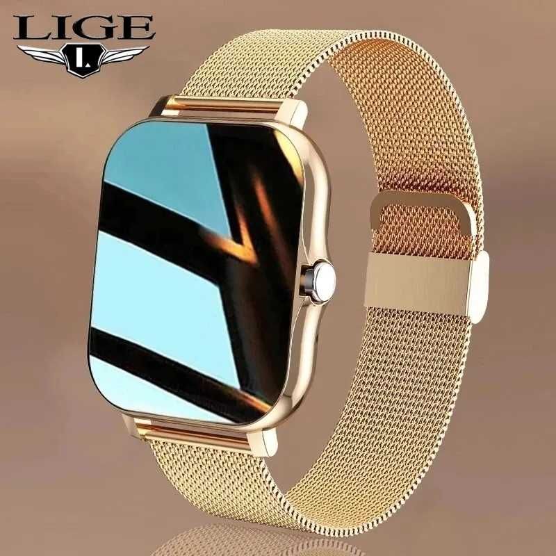 Relógio Smartwatch Lige 2023 Gold