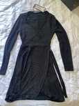 Vestido Preto Brilhante da New Yorker