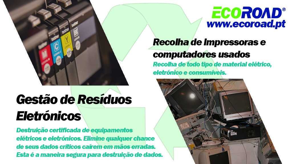 Recolha de Computadores, Impressoras, Toners e Tinteiros Usados