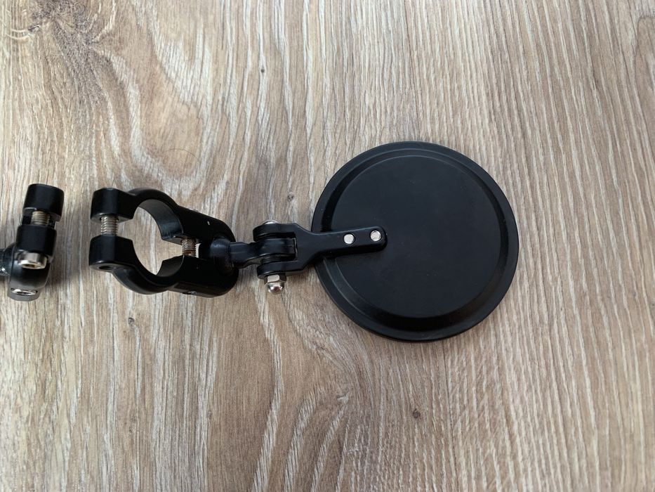 Дзеркала в руль, в торец руля, метал, мото