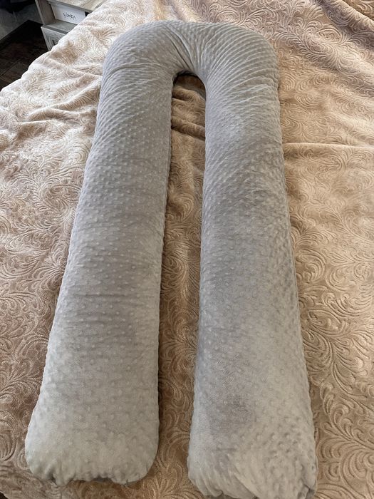 Подушка для вагітних плюшева велика