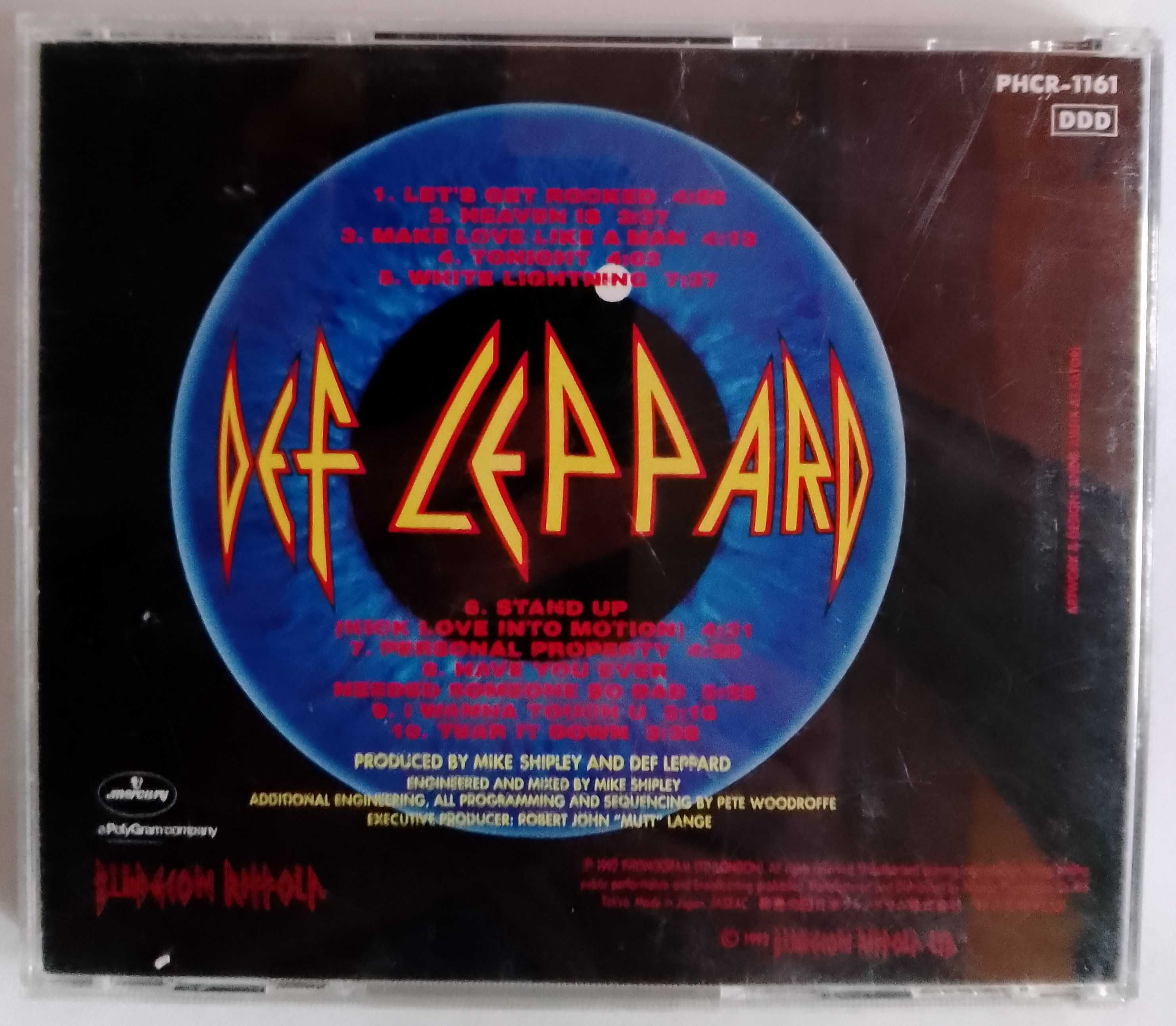 CD Def Leppard – Adrenalize (1992, Mercury PHCR-1161, 1 СС4041, Japan)