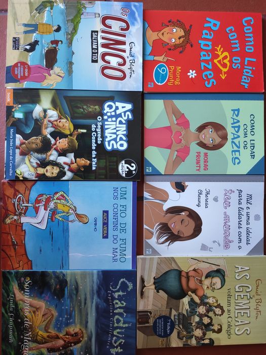 Livros infantis e adolescentes variados