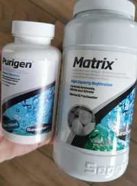 Seachem matrix i purigen zestaw