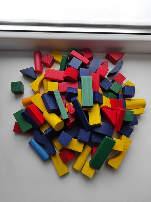 Дерев'яний конструктор 105 шт