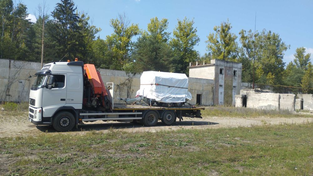 TRANSPORT HDS DŁUGI 18m  łodzie kontenery domki holenderskie