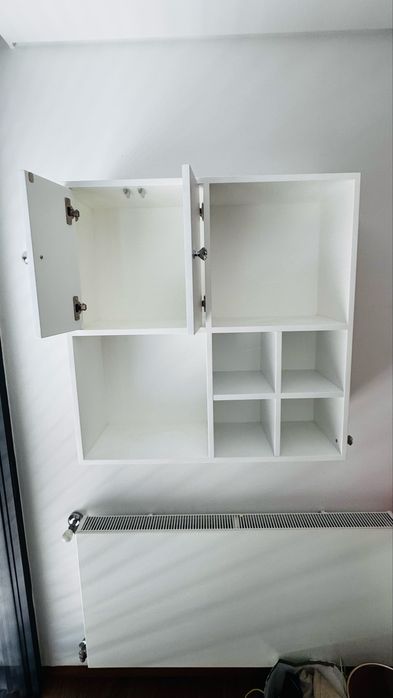 Cabeceiras de cama e cubos de arrumacao