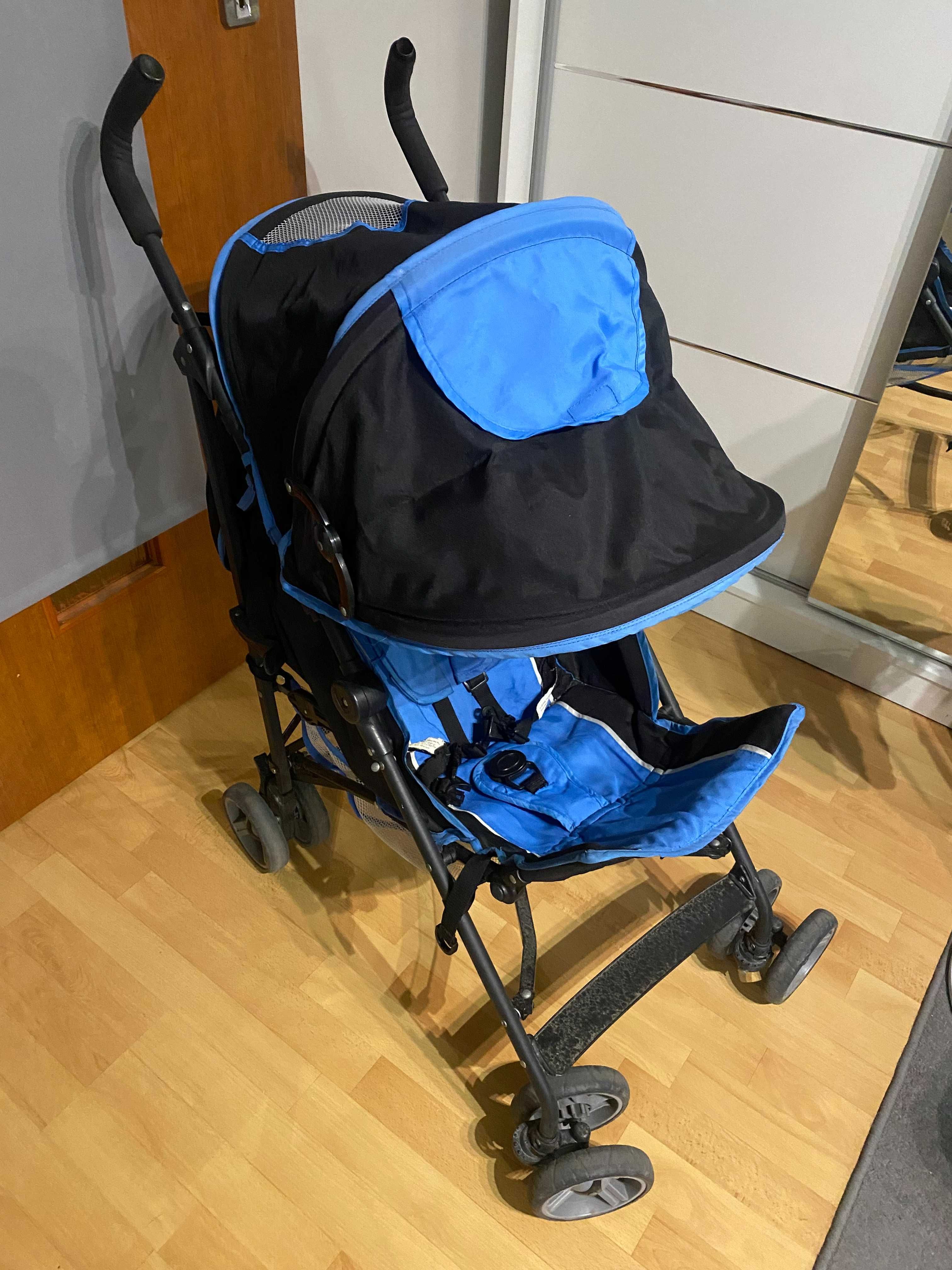 Caretero Alfa Blue Wózek Spacerowy stan bardzo dobry