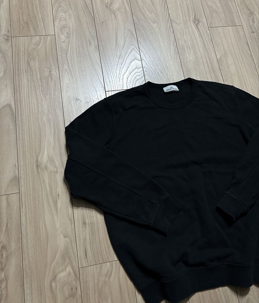 Męska Czarna Bluza Sweatshirt Stone Island XXL