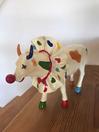 "COW PARADE" Vaca de cerâmica artística colecionável