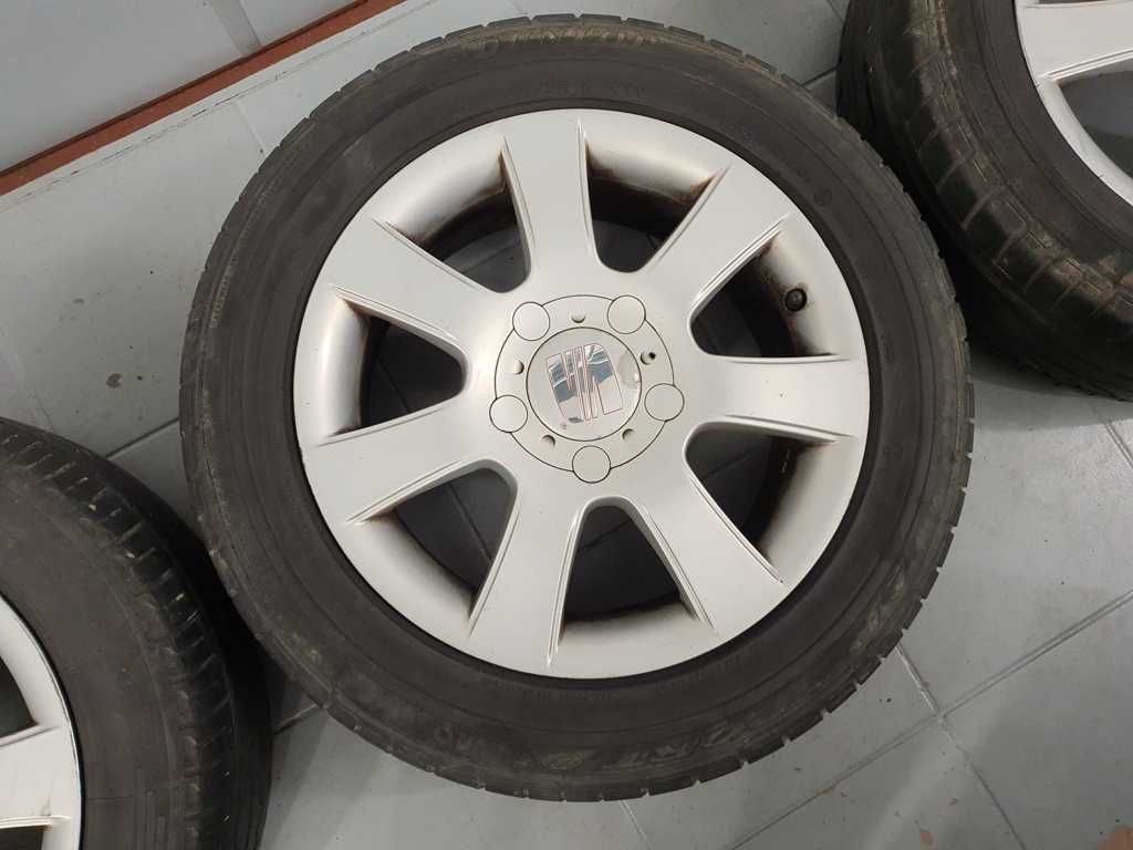 4x Koła alufelgi opony lato 205/55/R16 Seat Altea VW Audi Skoda 5x112