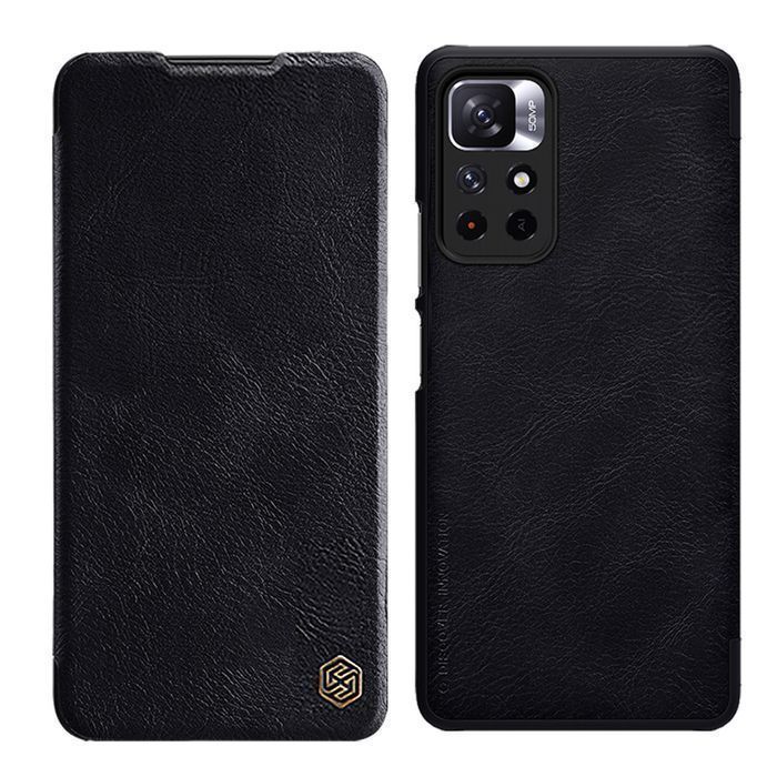 Etui Nillkin Qin Case do Xiaomi Redmi Note 11T/Poco M4 Pro 5G, Czarny