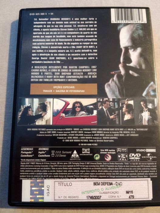 DVD sem defesa.  .