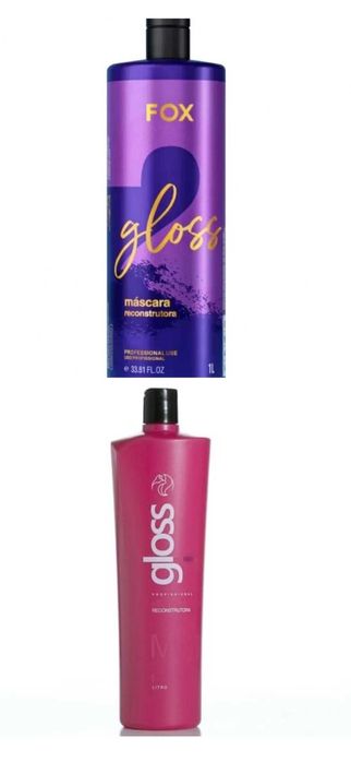 NOWY! FOX GLOSS 1L  Keratyna Кeratinowe Prostowanie