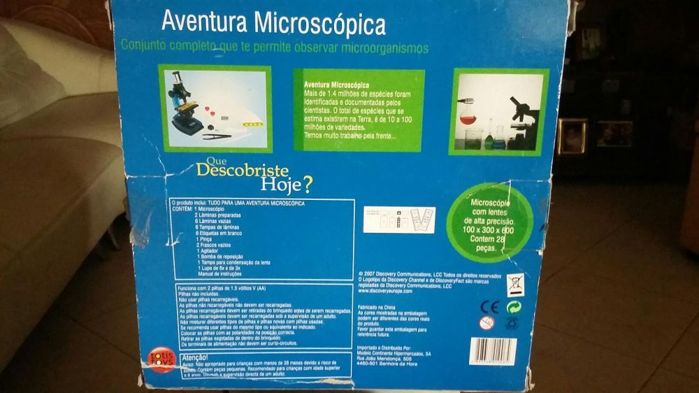 Microscópio para crianças (novo)