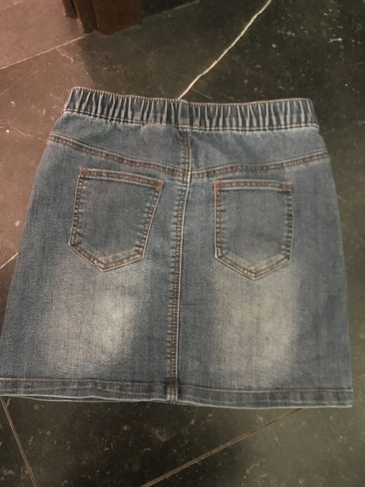 Spódnica modna jeans rozm.134 metki