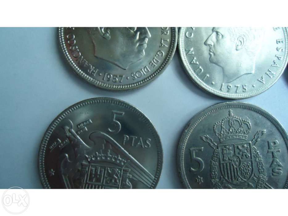 Pesetas,coleção muito antiga