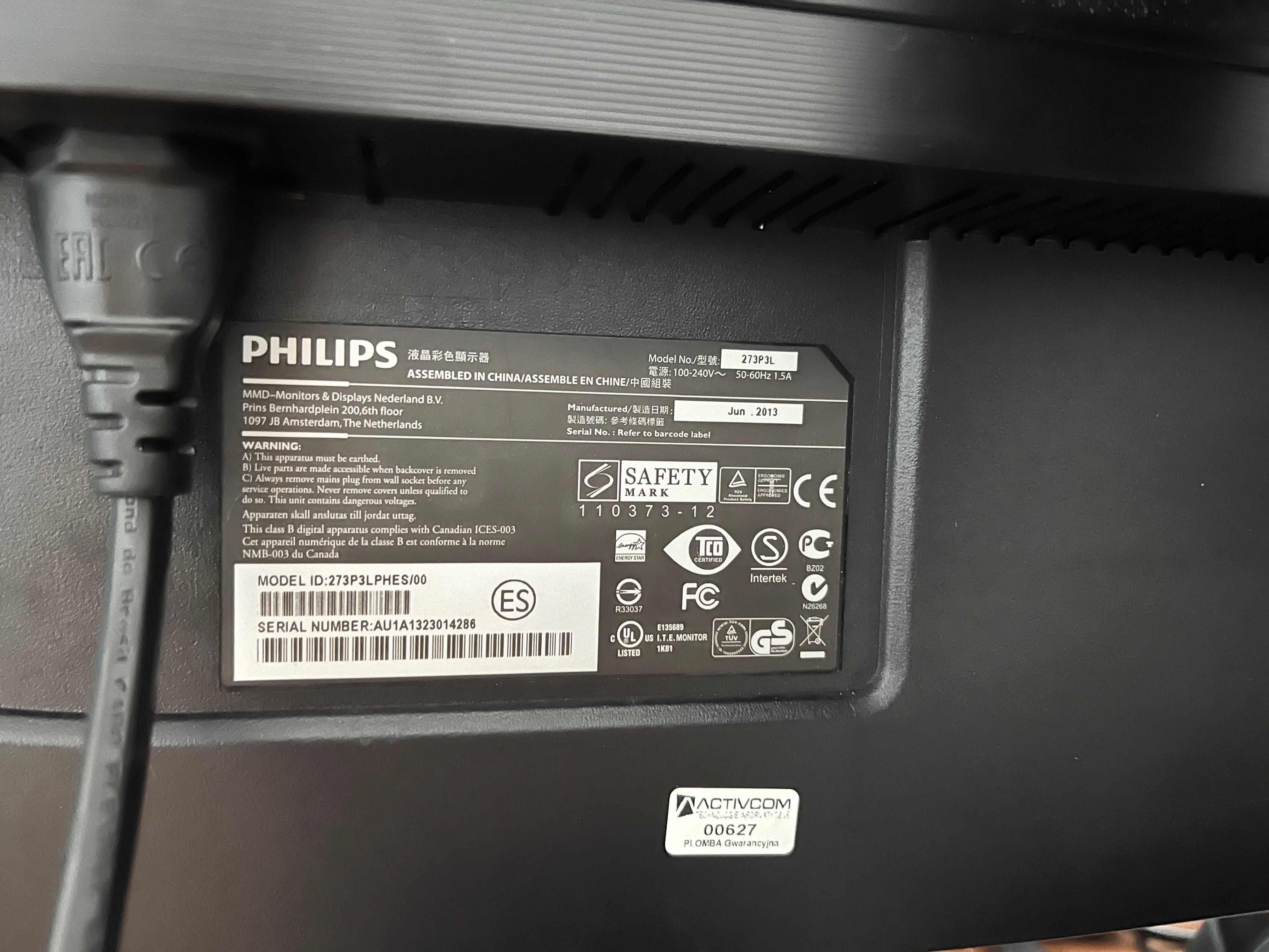 Monitor Philips 273P