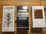 Perfume Loewe 001 Man, Boucheron Quatre Absolu de Nuit, CH L'EAU EDT