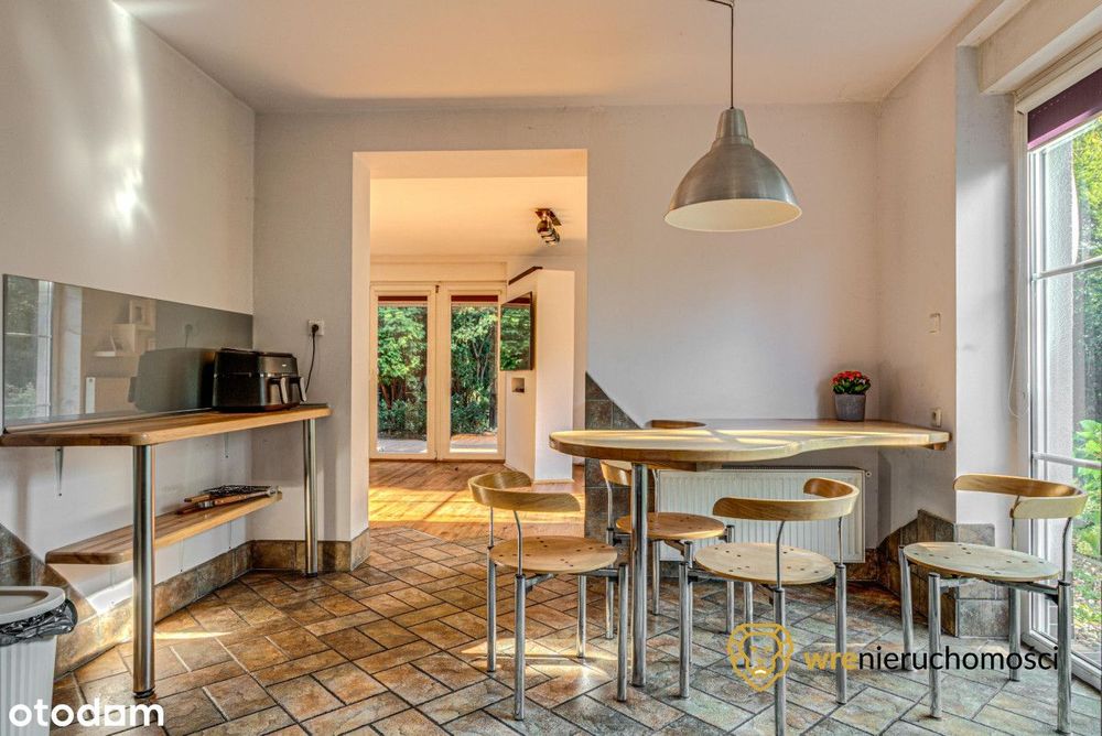 Dom z pięknym ogrodem, kolej 8min, pod Wrocławiem