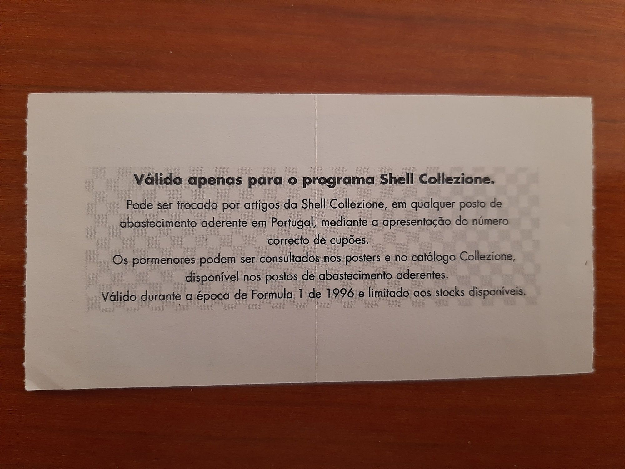 Cupão vintage Shell Collezione