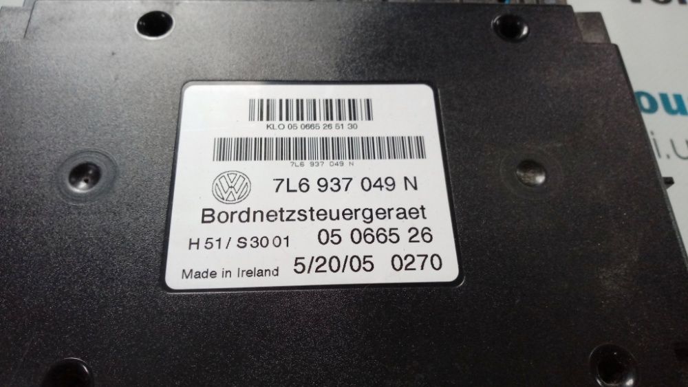 Блок управления бортовой сети Volkswagen Touareg 2003-2009 Vw Туарег