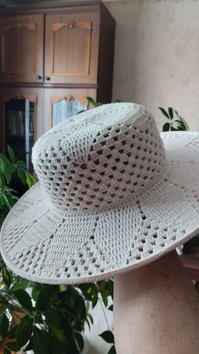 Ажурная Летняя шляпка