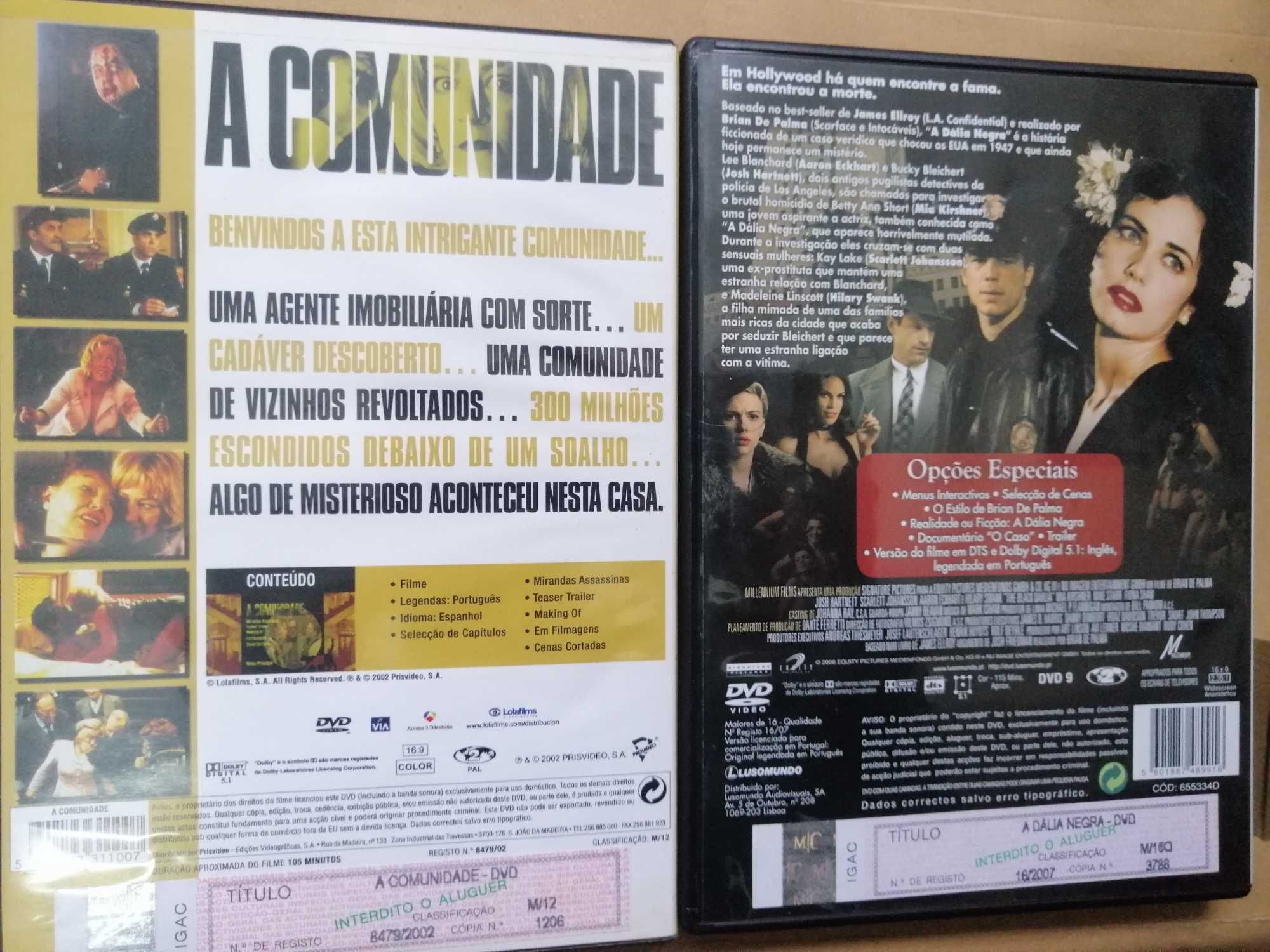A comunidade Alex de la Iglesia  A Dalia negra Brian De Palma