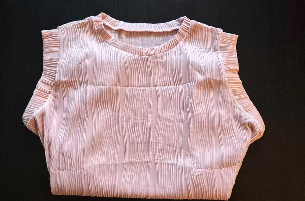 Sprzedam bluzkę damską 2XL – jasnoróżowa, elegancka