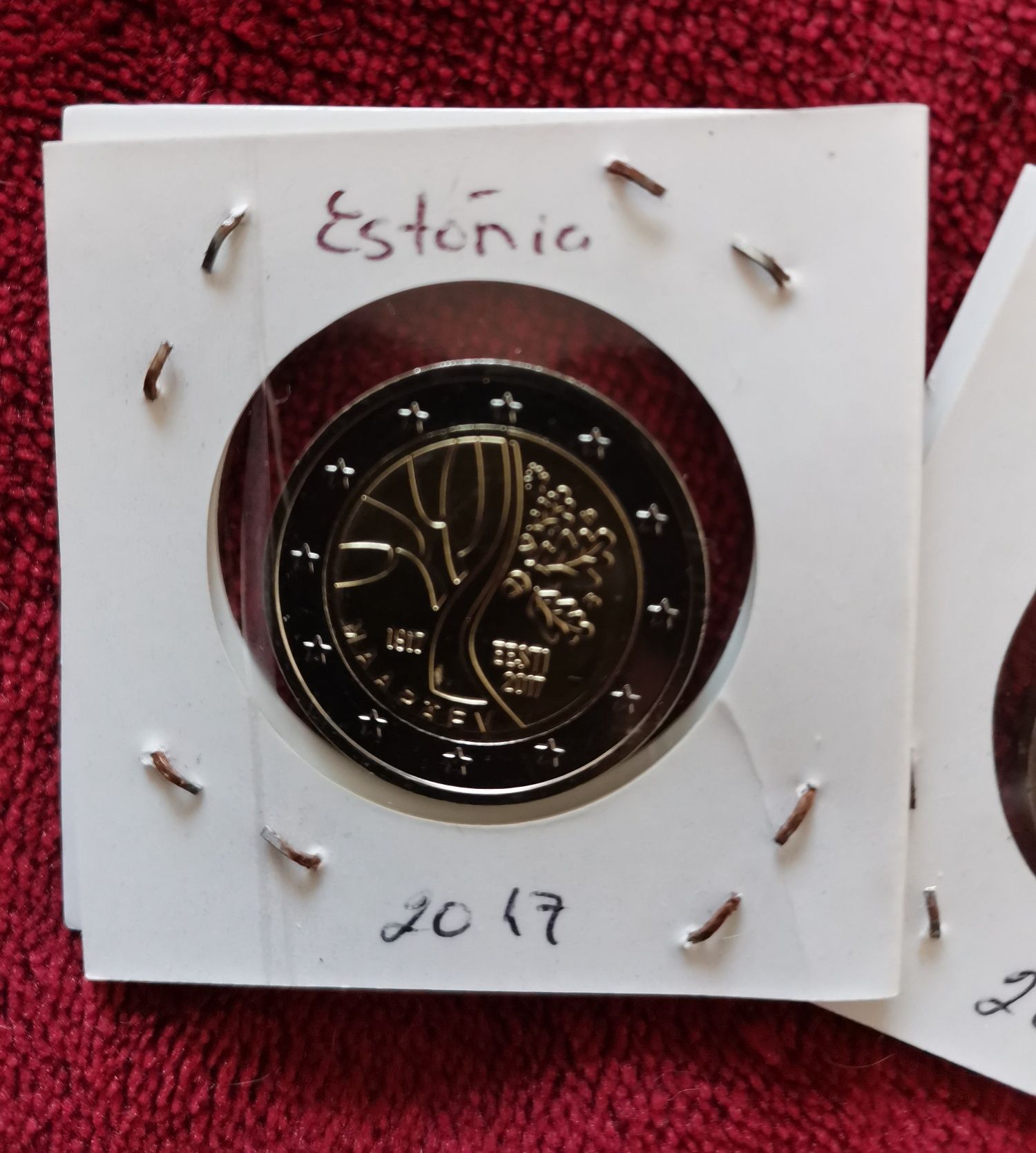 Moeda UNC comemorativa de 2€ - Estónia 2017