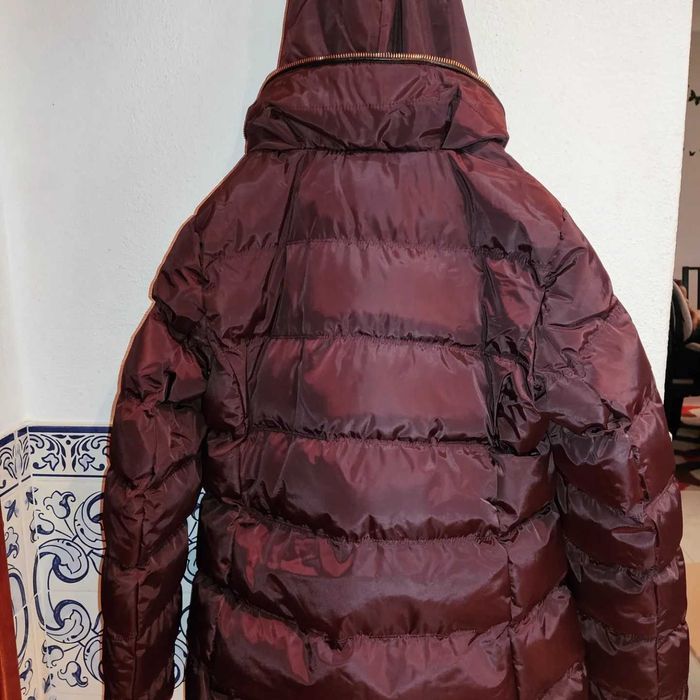 Blusão bordô de senhora