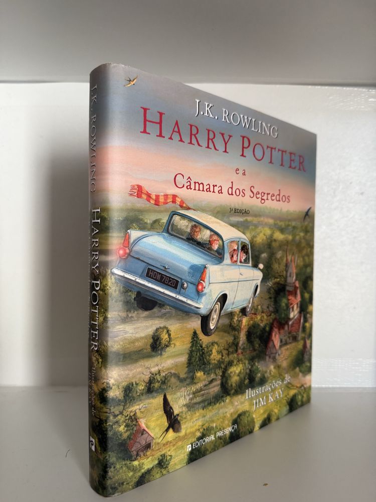 Livro Harry Potter e a Camara dos Segredos ilustrado