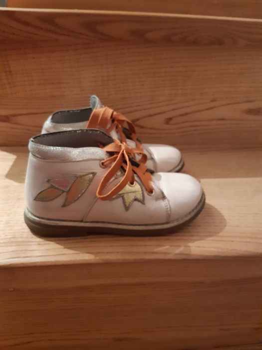 Детские  демисезонные  ортопедические кожаные ботинки Kodo