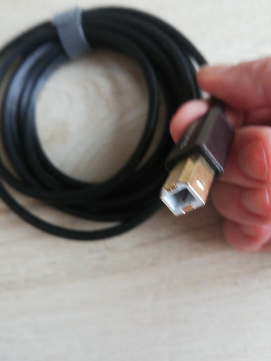 SUCESO Kabel USB do drukarki USB 2.0-3M typ A na typ B szybki kabel.