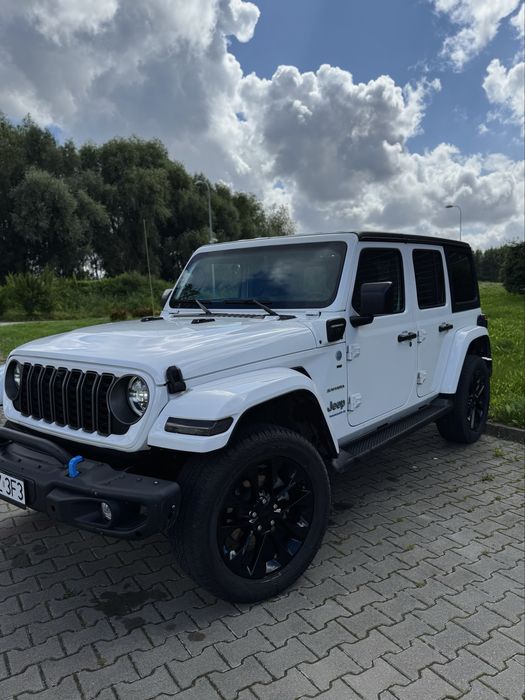 Jeep Wrangler JL 4xe Sahara Hybryda Plugin 381KM Skóra Alpine Dach