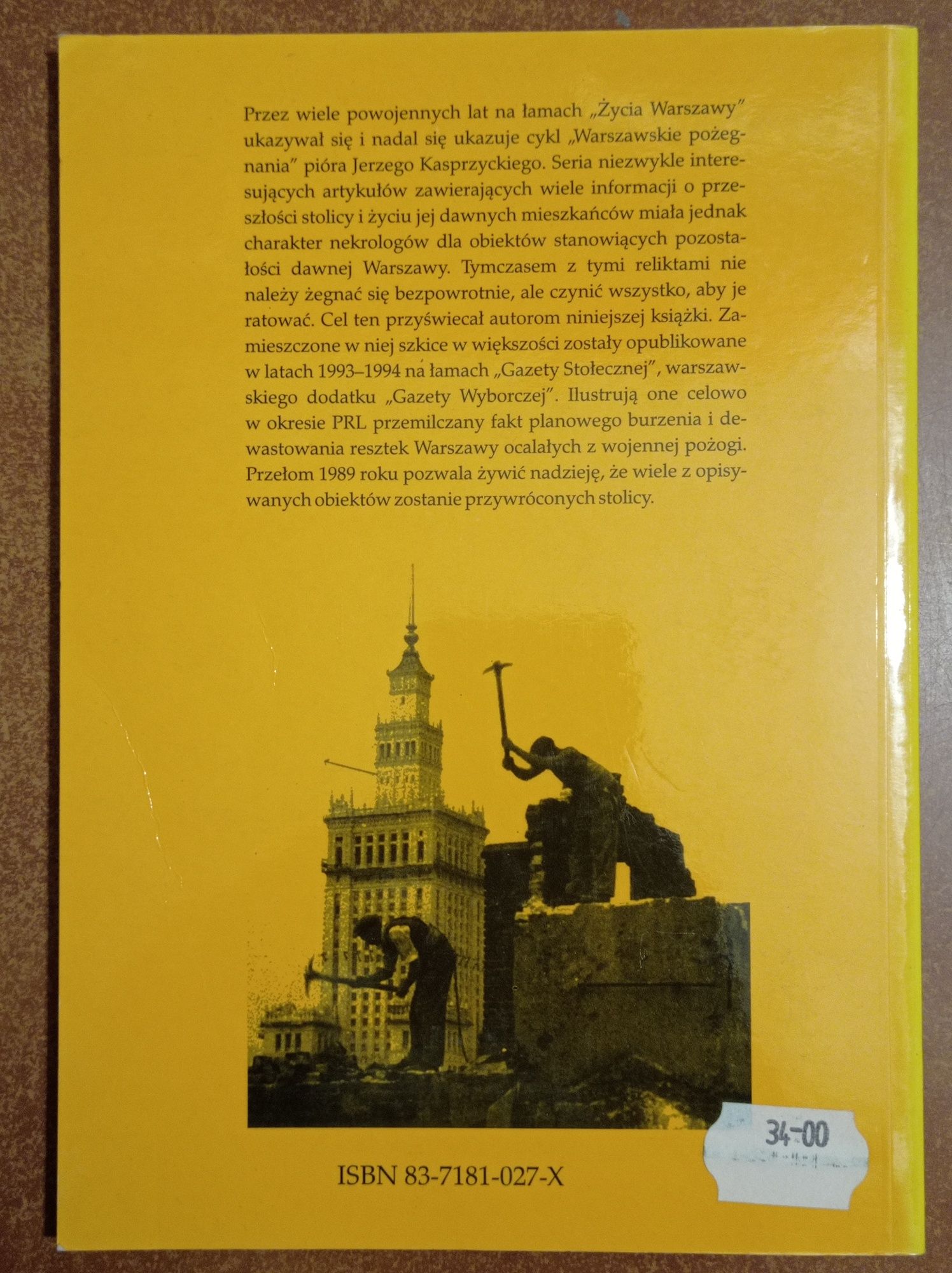 4 książki Warszawa nie odbudowana Majewski Ilustrowany atlas dawnej