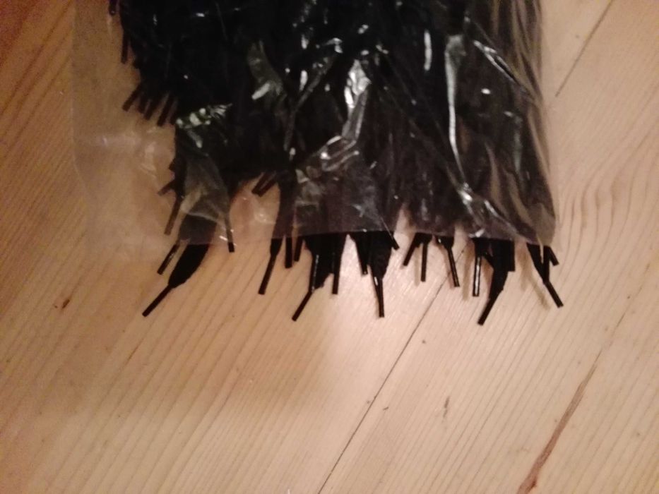 Sznurowadła  100 cm czarne