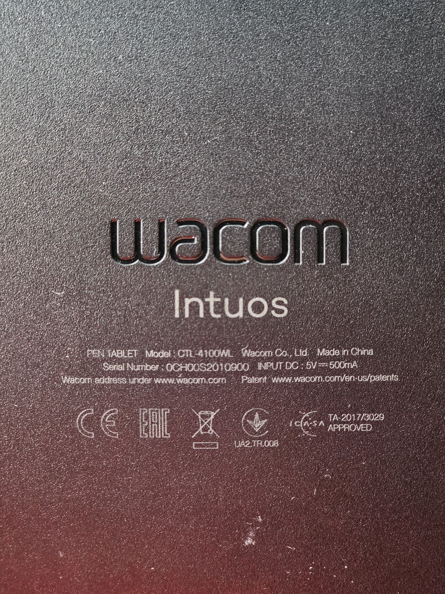 Mesa digitalizadora WACON Intuos CTL-4100wl Bluetooth
