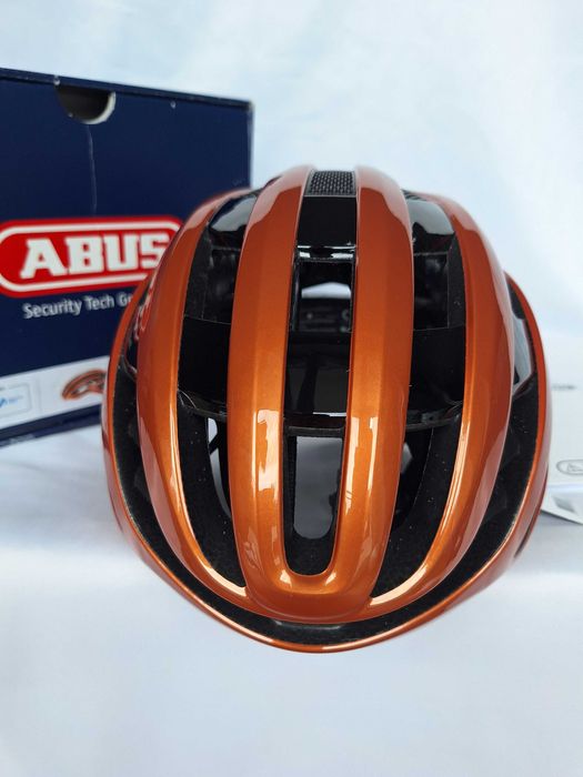Kask rowerowy szosowy Abus AirBreaker Goldfish Orange S 51-55cm