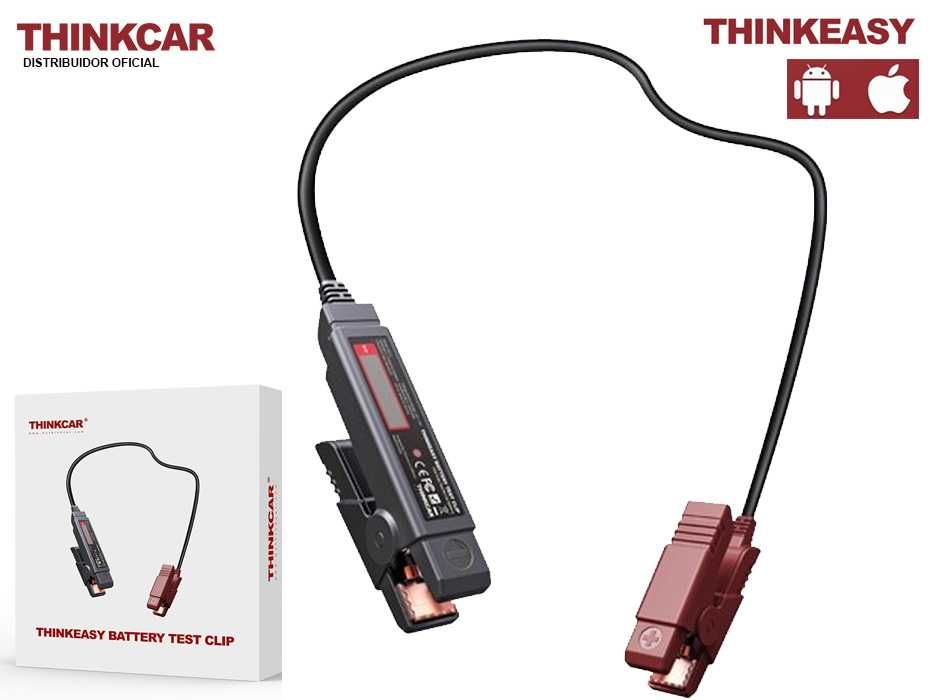 ThinkCar ThinkEASY Cabo Bluetooth Teste Baterias Carro/Mota Etc (NOVO)