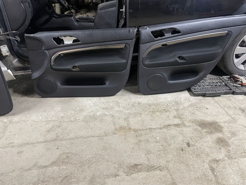 Шкіряні Карти дверей  Шкода Суперб 1 Skoda Superb кожа обшивка дверей