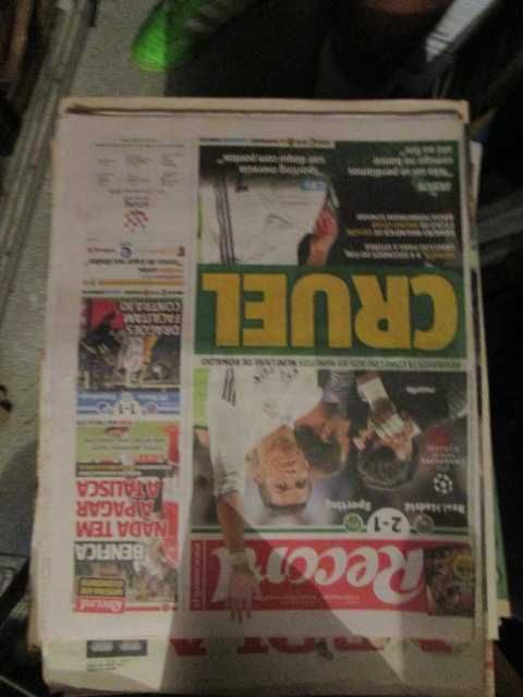 jornais antigos SCP Sporting Competições europeais UEFA